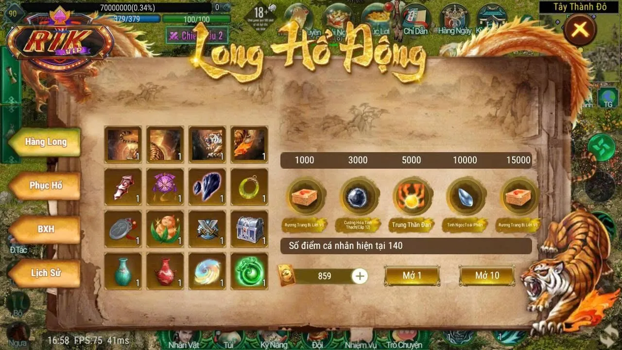 Kinh nghiệm khi chơi long hổ